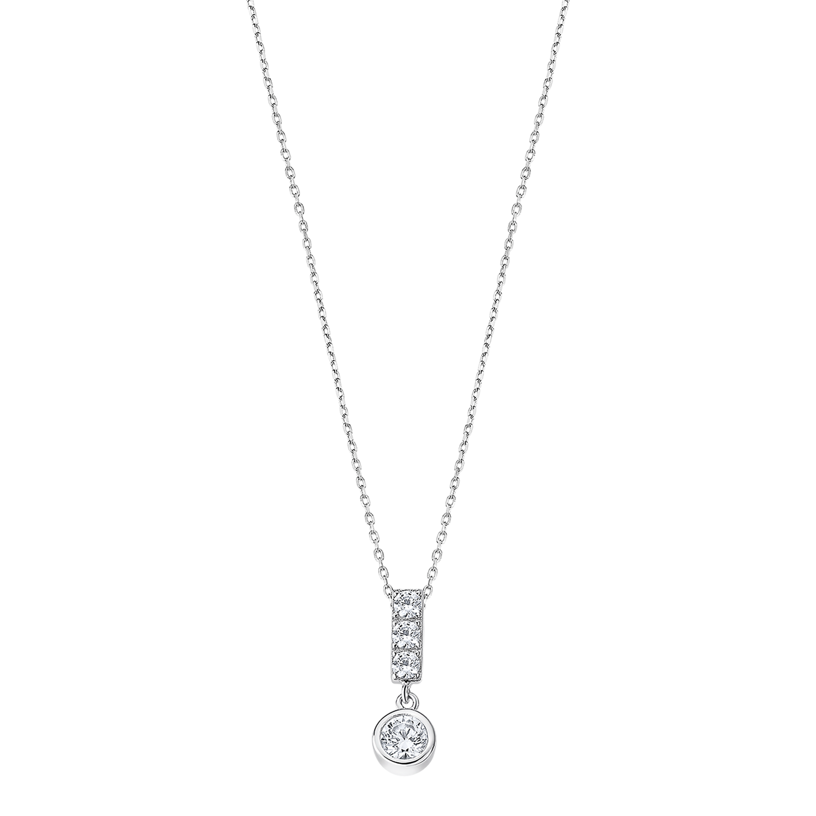 Colar lotus silver lp3083-1/1 prata, mulher_PRODUCT