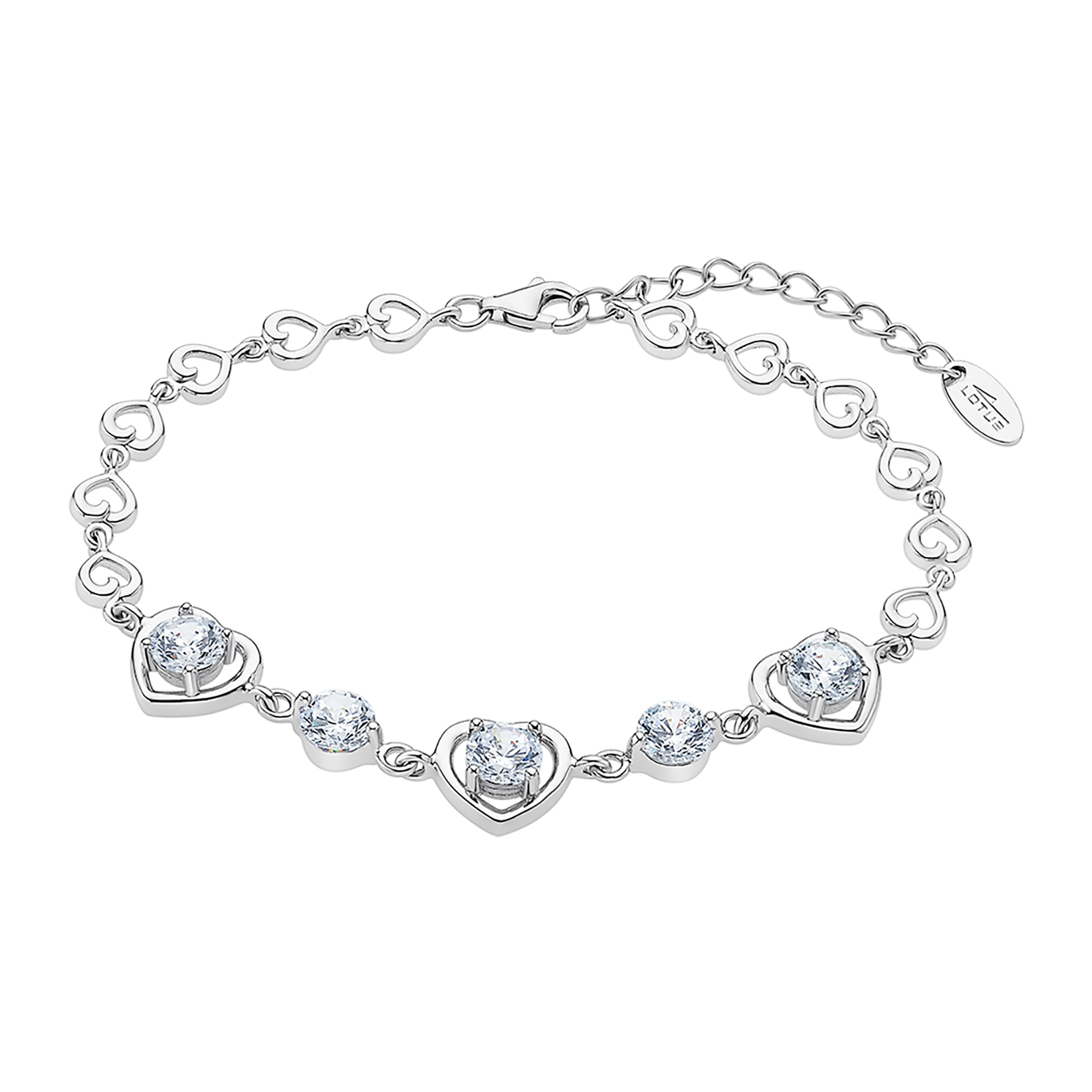 Pulseira coração lotus silver trendy lp3092-2/1 prata, mulher_PRODUCT