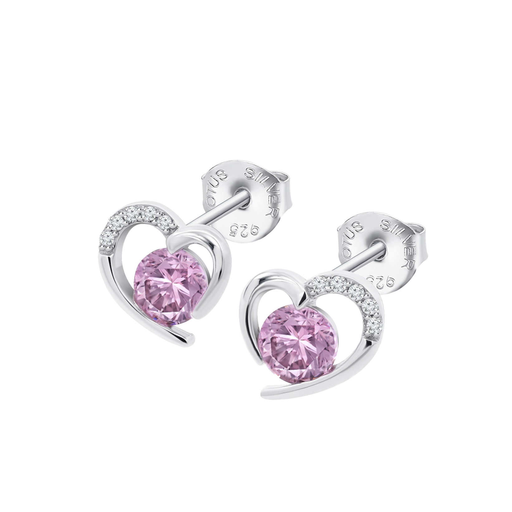 Brincos coração lotus silver lp3106-4/2 prata, mulher_PRODUCT