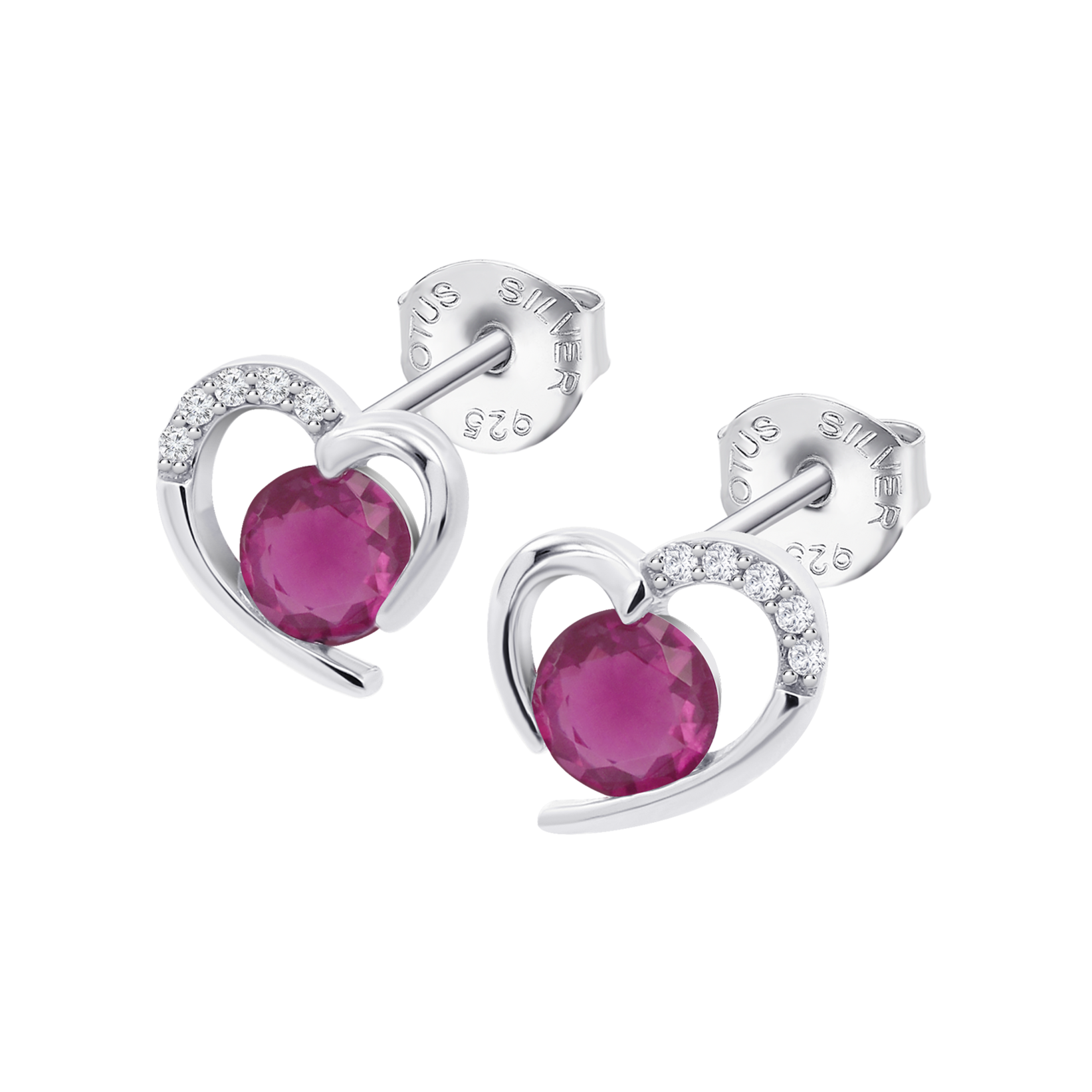 Brincos coração lotus silver lp3106-4/7 prata, mulher_PRODUCT