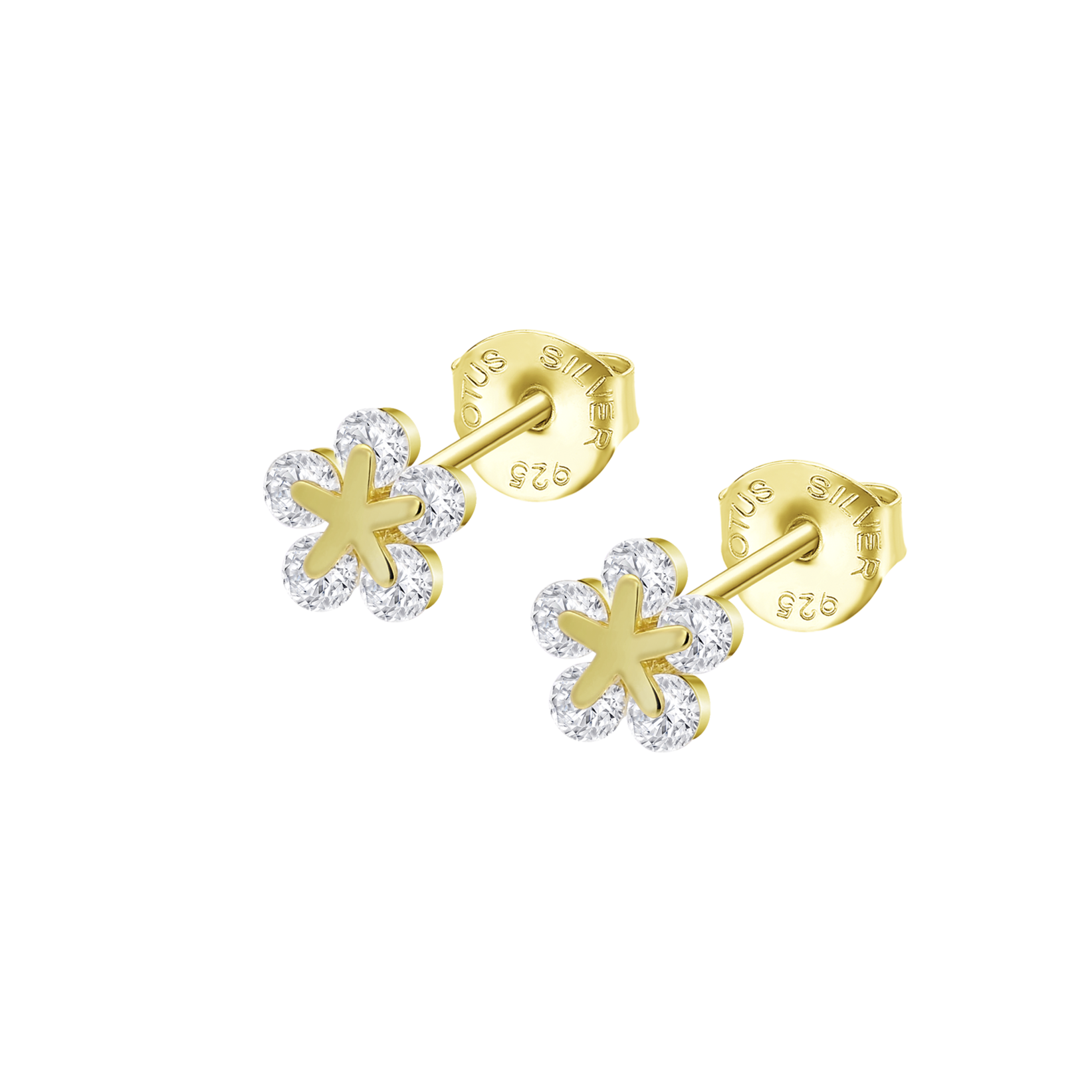 Brincos estrela lotus silver lp3107-4/2 prata, mulher_PRODUCT