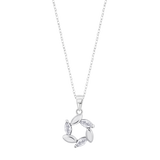Colar folha financeira lotus silver pure essential lp3188-1/1 prata, mulher_PRODUCT