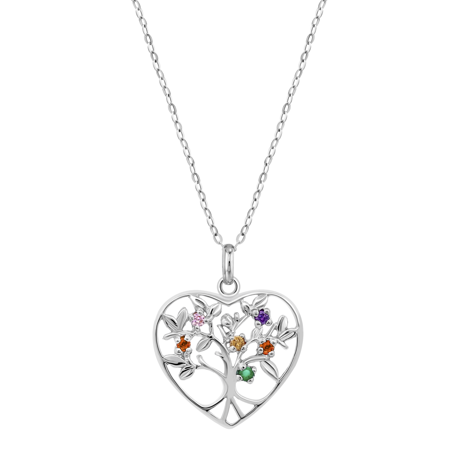 Colar árvore de vida lotus silver lp3199-1/1 prata, mulher_PRODUCT