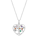 Colar árvore de vida lotus silver lp3199-1/1 prata, mulher_PRODUCT