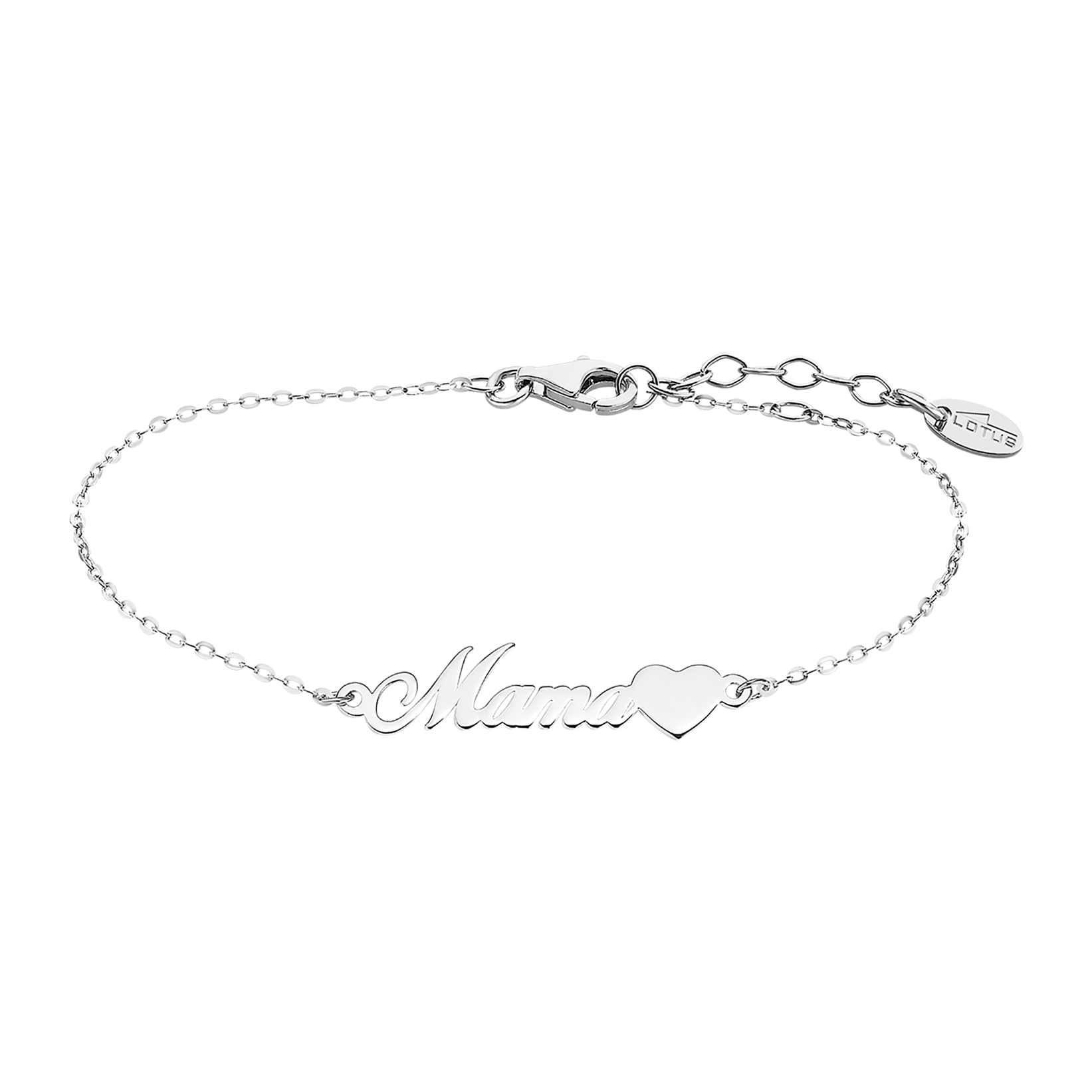 Pulseira mamãe coração lotus silver lp3234-2/1 prata, mulher_PRODUCT