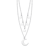 Colar lua lotus silver lp3258-1/1 prata, mulher_PRODUCT