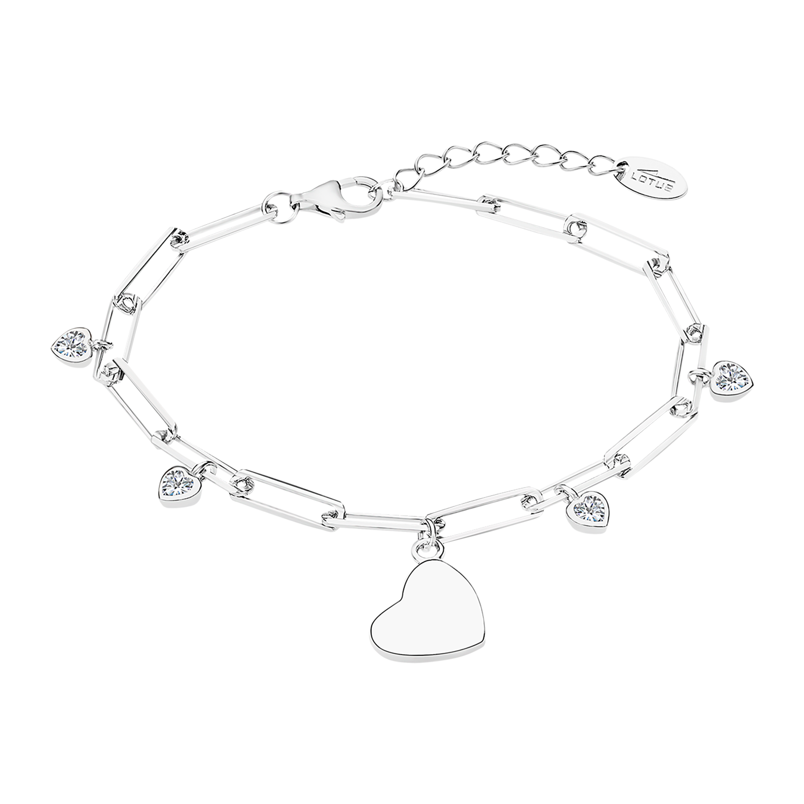 Pulseira coração lotus silver lp3269-2/1 prata, mulher_PRODUCT