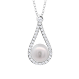 Colar lotus silver pearls lp3481-1/1 prata, mulher_PRODUCT