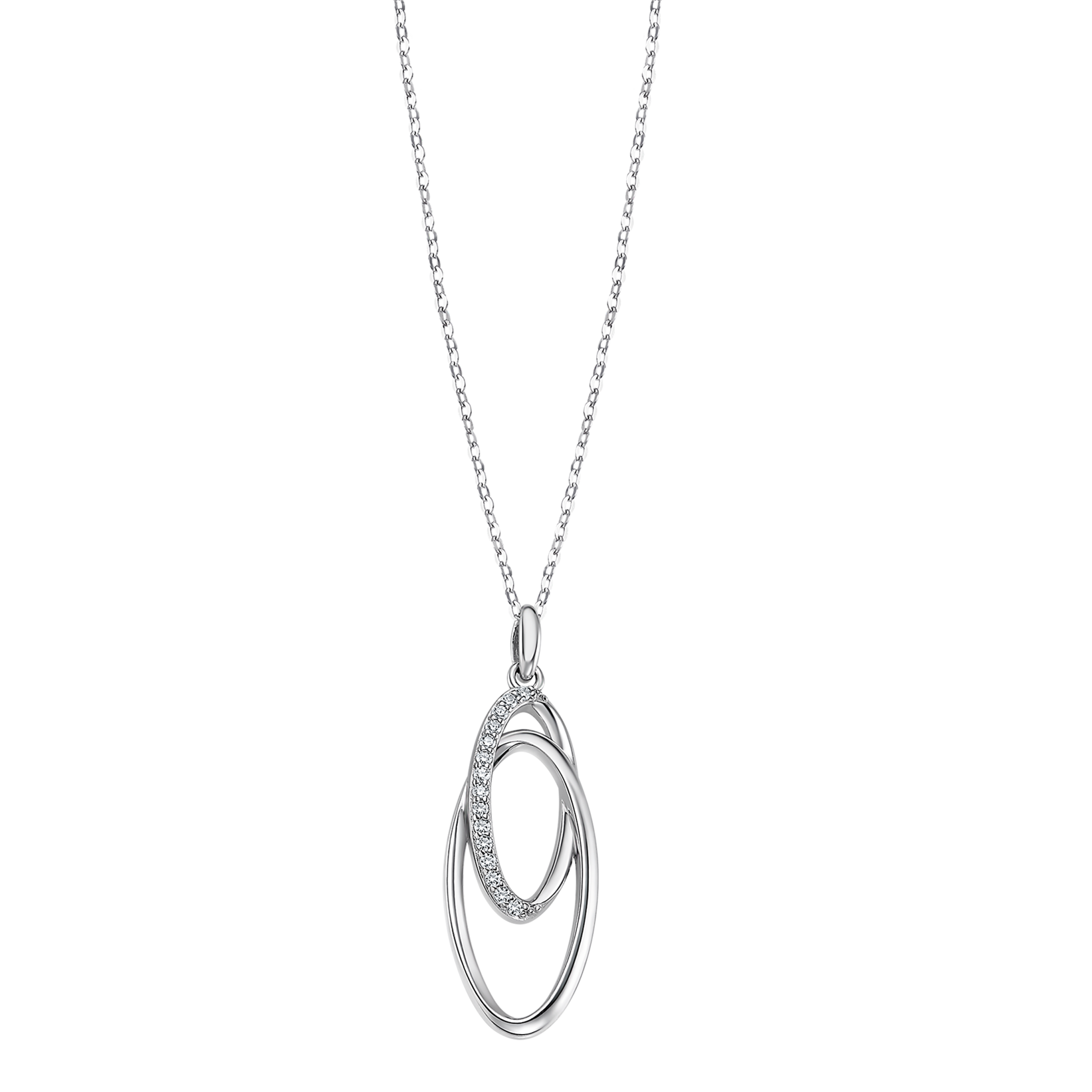 Colar lotus silver pure essential lp3489-1/1 prata, mulher_PRODUCT