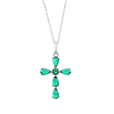 Colar cruz lotus silver lp3558-1/2 prata, mulher_PRODUCT