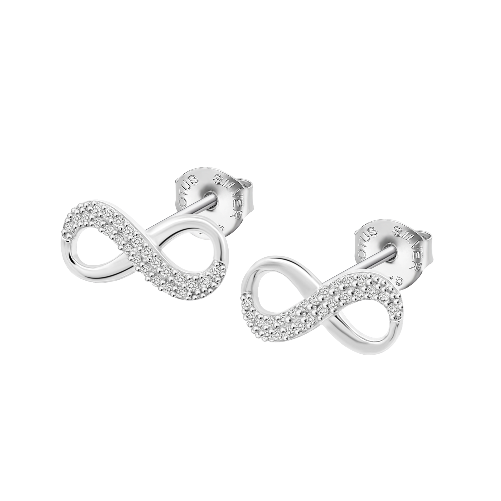 Brincos infinito lotus silver lp3614-4/1 prata, mulher_PRODUCT