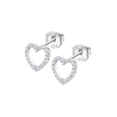 Brincos coração lotus silver lp3670-4/1 prata, mulher_PRODUCT