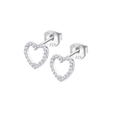 Brincos coração lotus silver lp3670-4/1 prata, mulher_PRODUCT