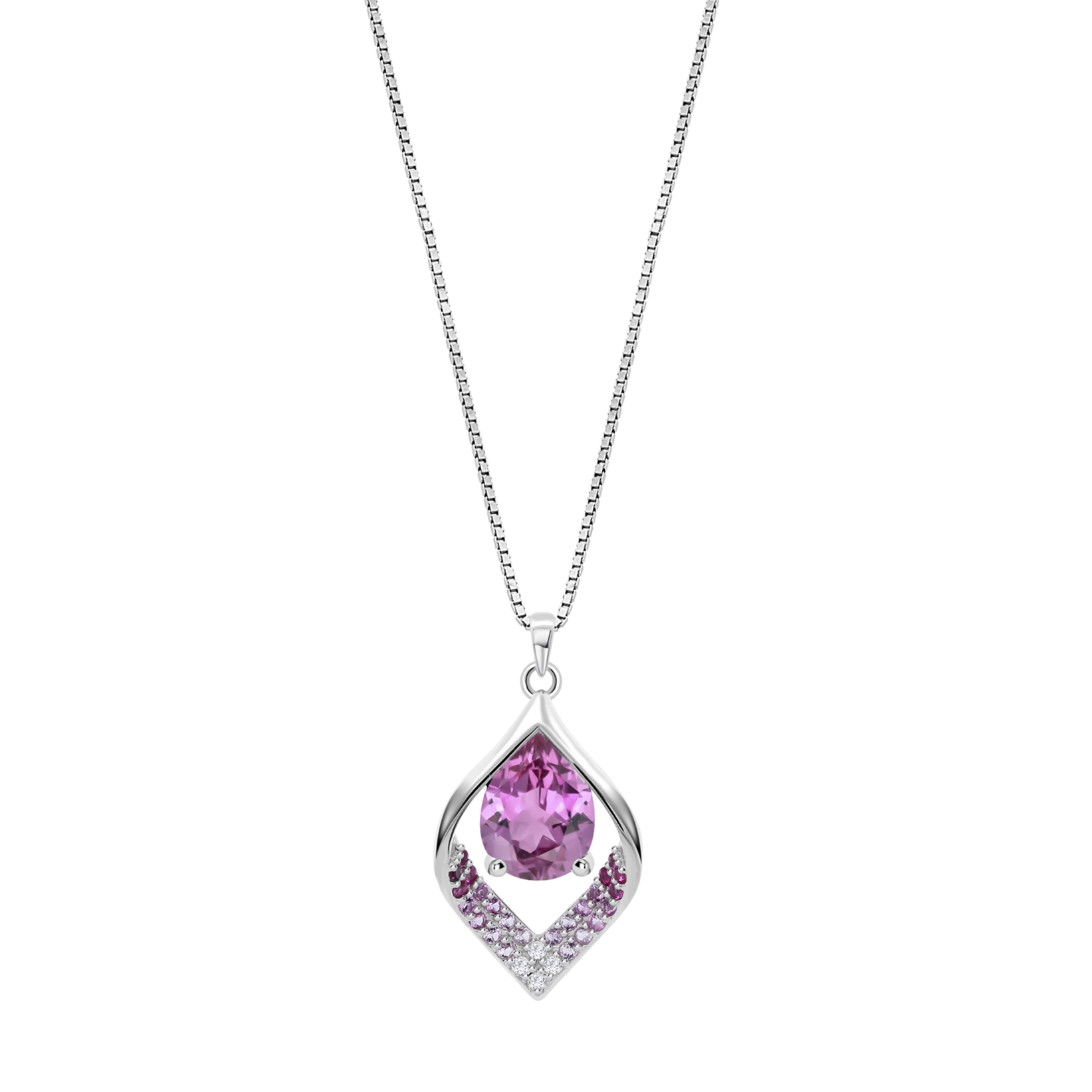 Colar lotus silver lp3711-1/2 prata, mulher_PRODUCT