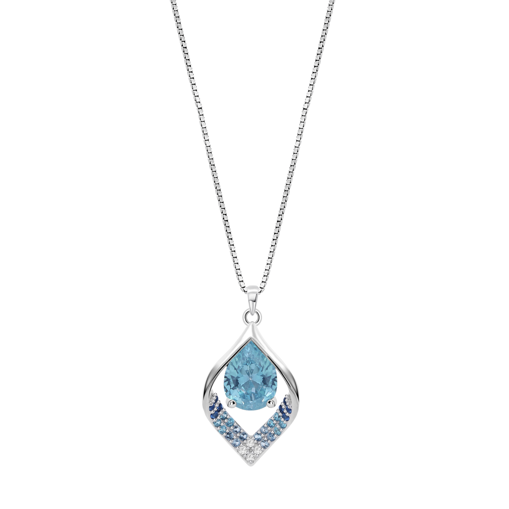 Colar lotus silver lp3711-1/4 prata, mulher_PRODUCT