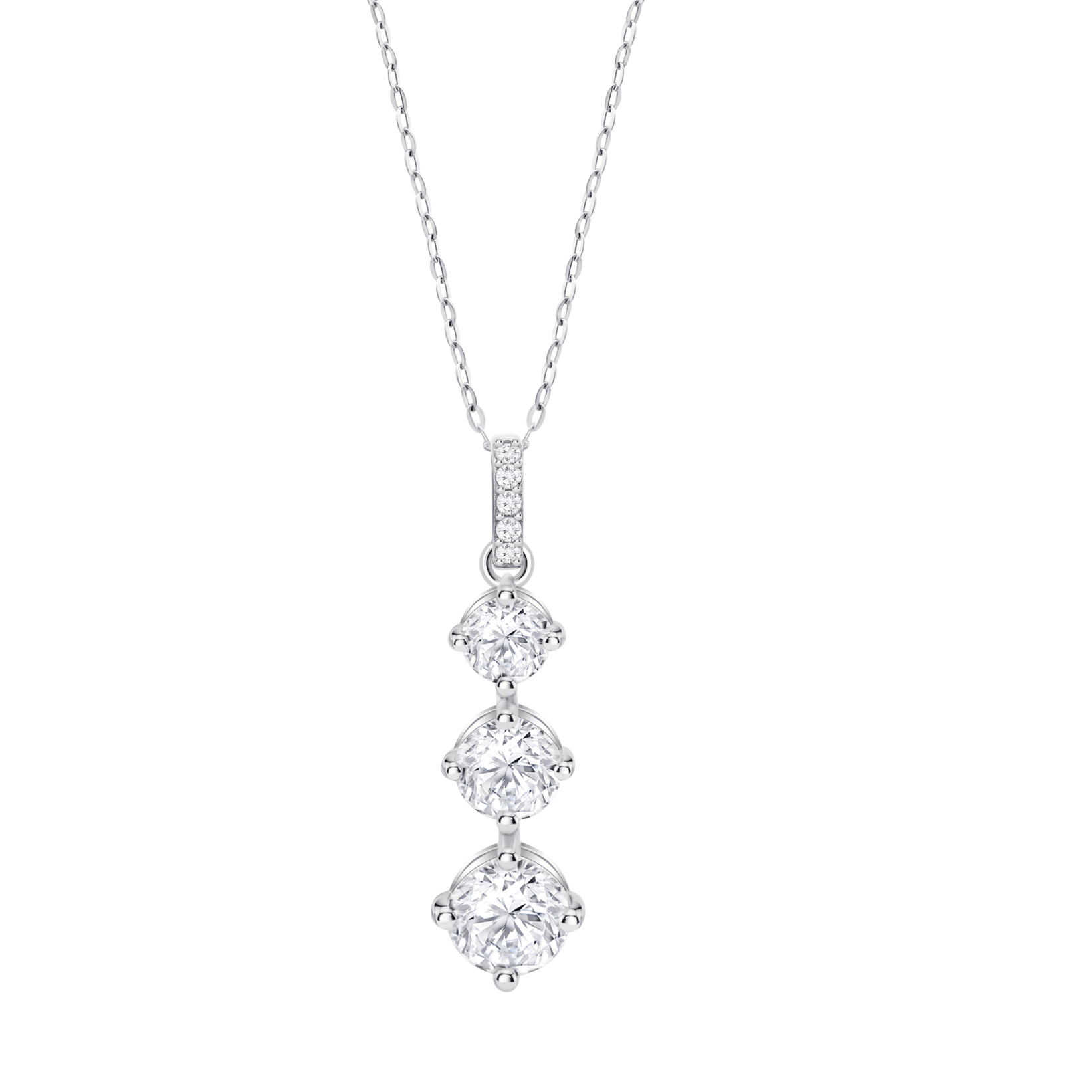 Colar lotus silver lp3785-1/1 prata, mulher_PRODUCT