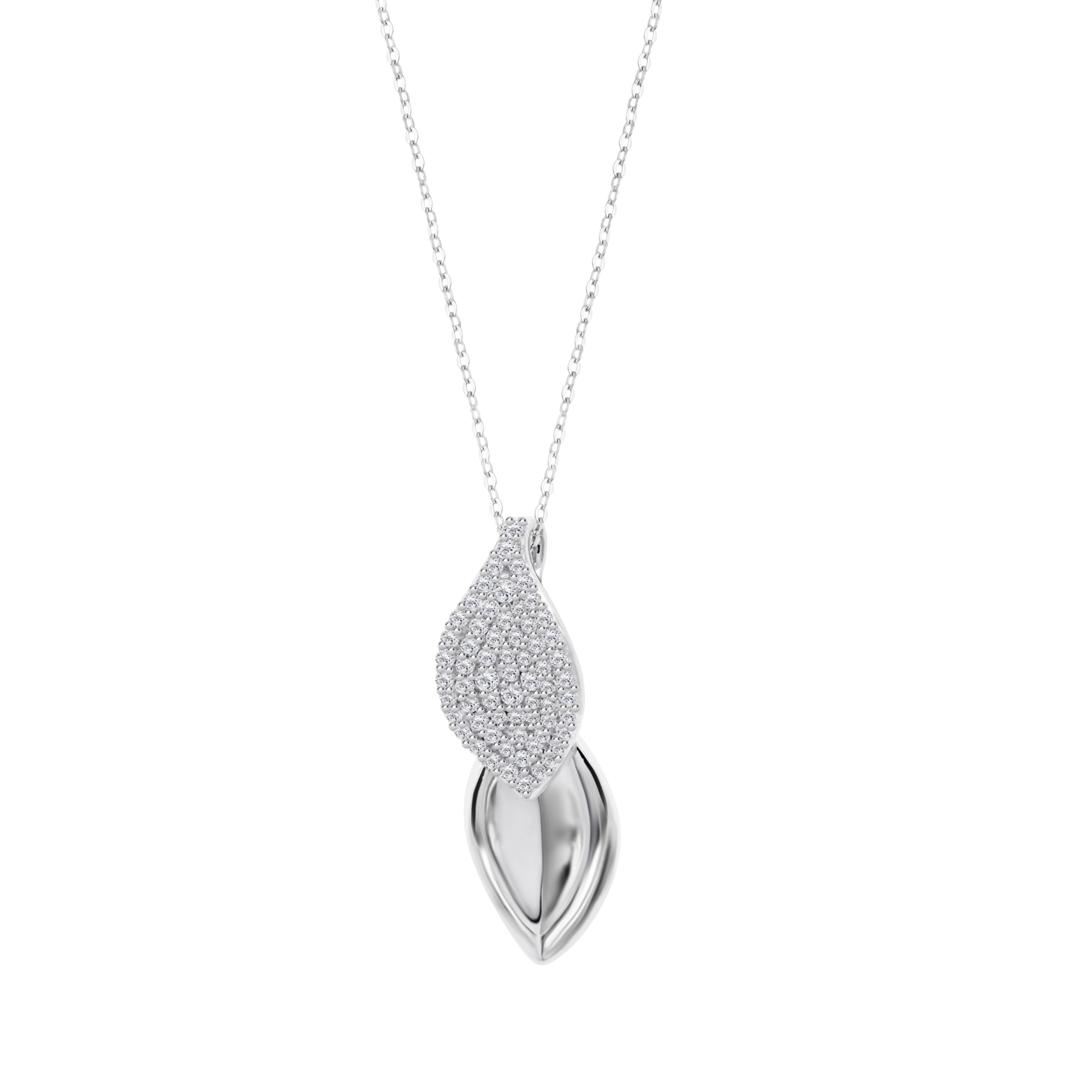 Colar lotus silver glam collection lp3843-1/1 prata, mulher_PRODUCT