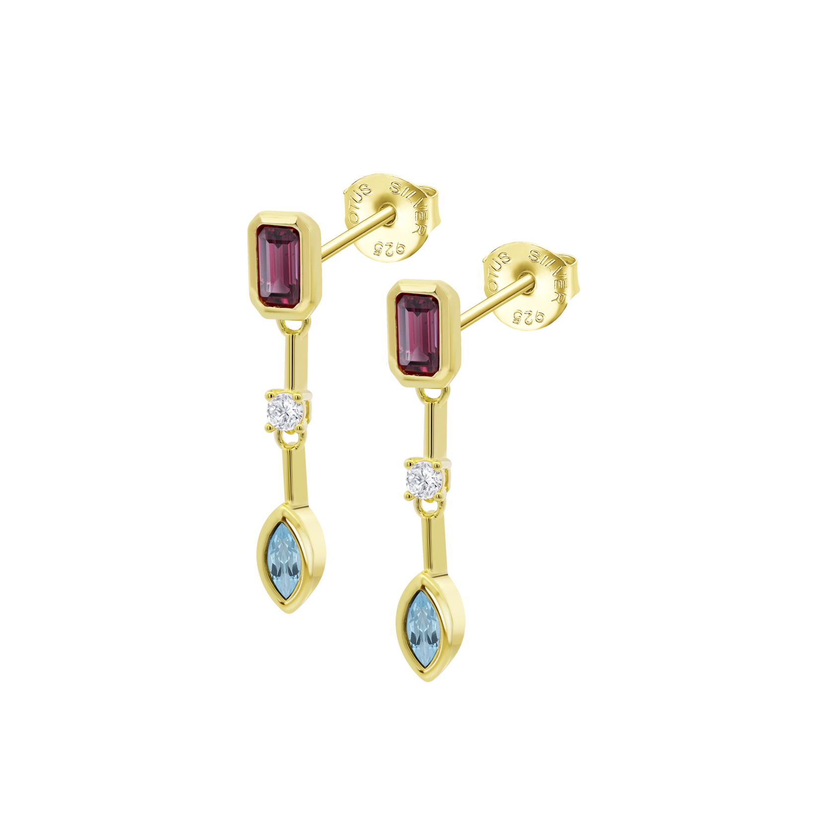 Brincos lotus silver lp3882-4/2 prata, mulher_PRODUCT