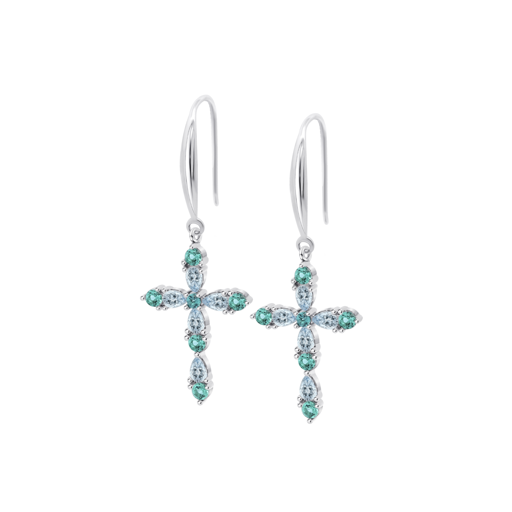 Brincos cruz lotus silver lp3915-4/2 prata, mulher_PRODUCT