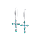 Brincos cruz lotus silver lp3915-4/2 prata, mulher_PRODUCT