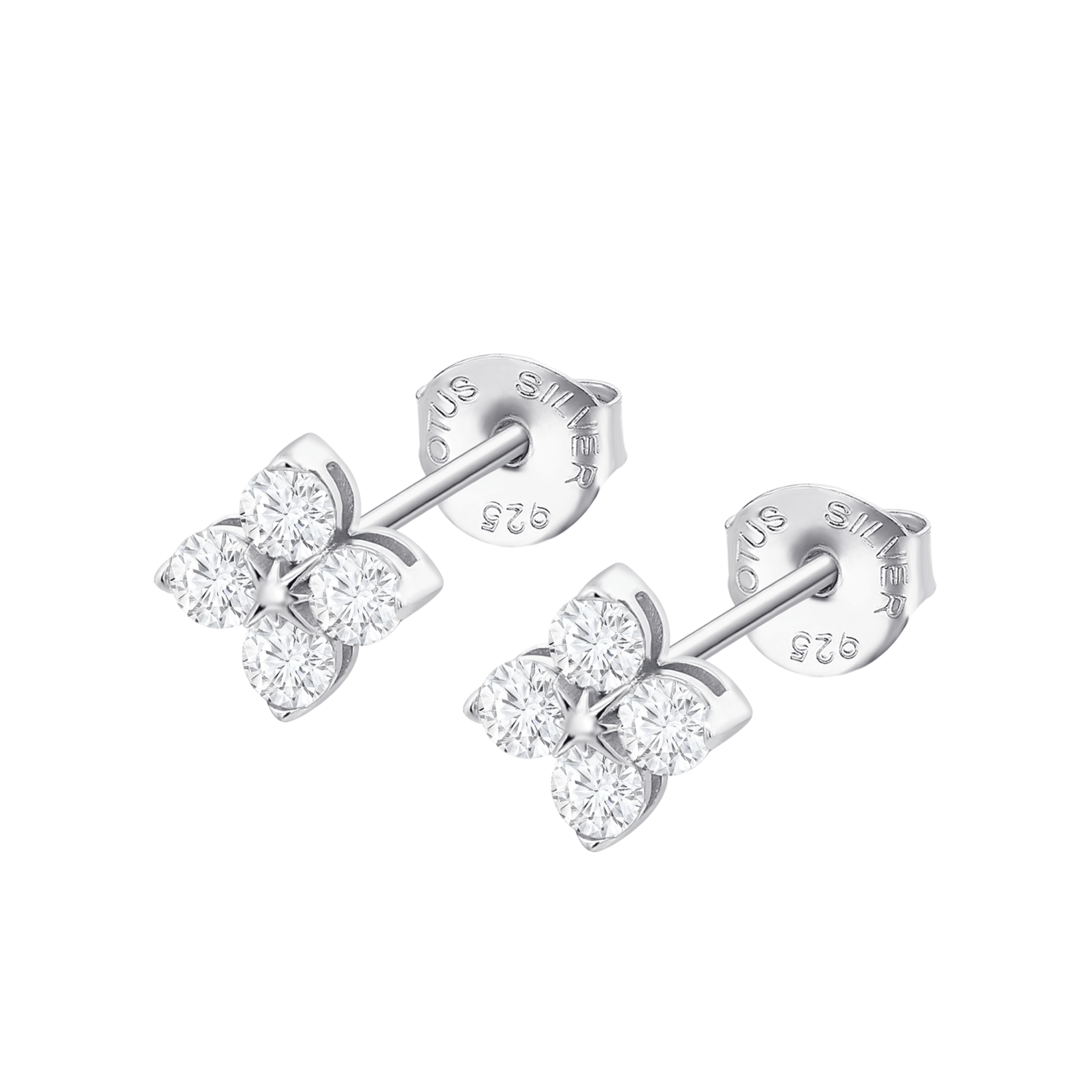 Brincos flor lotus silver beyond classics lp3926-4/1 prata, mulher_PRODUCT