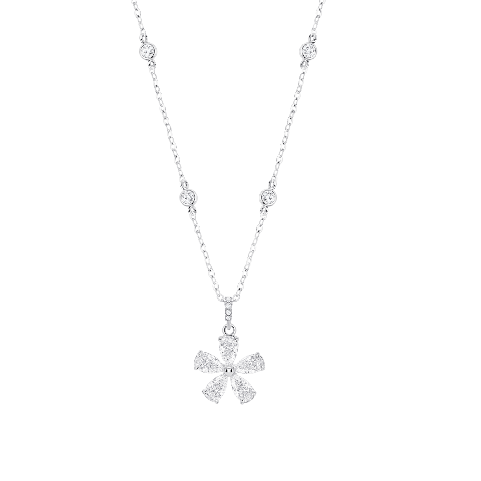 Colar lotus silver lp3929-1/1 prata, mulher_PRODUCT