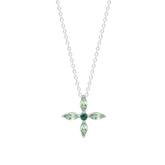 Colar flor lotus silver lp3933-1/3 prata, mulher_PRODUCT