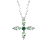 Colar flor lotus silver lp3933-1/3 prata, mulher_PRODUCT