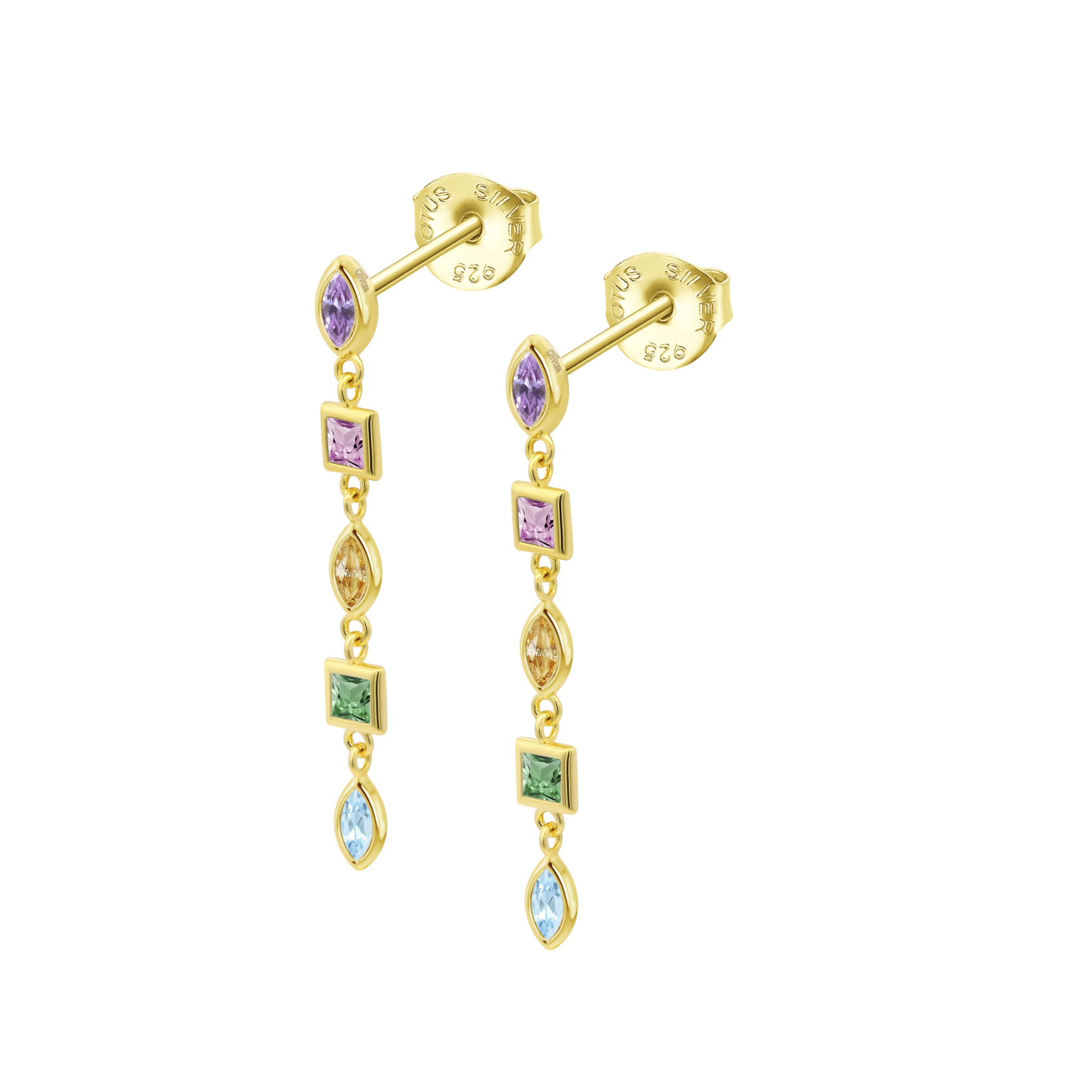 Brincos fantasia lotus silver glam lp3934-4/4 prata, mulher_PRODUCT