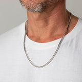 Colar cadeia lotus style ls1682-1/1 316l de aço inoxidável, homem