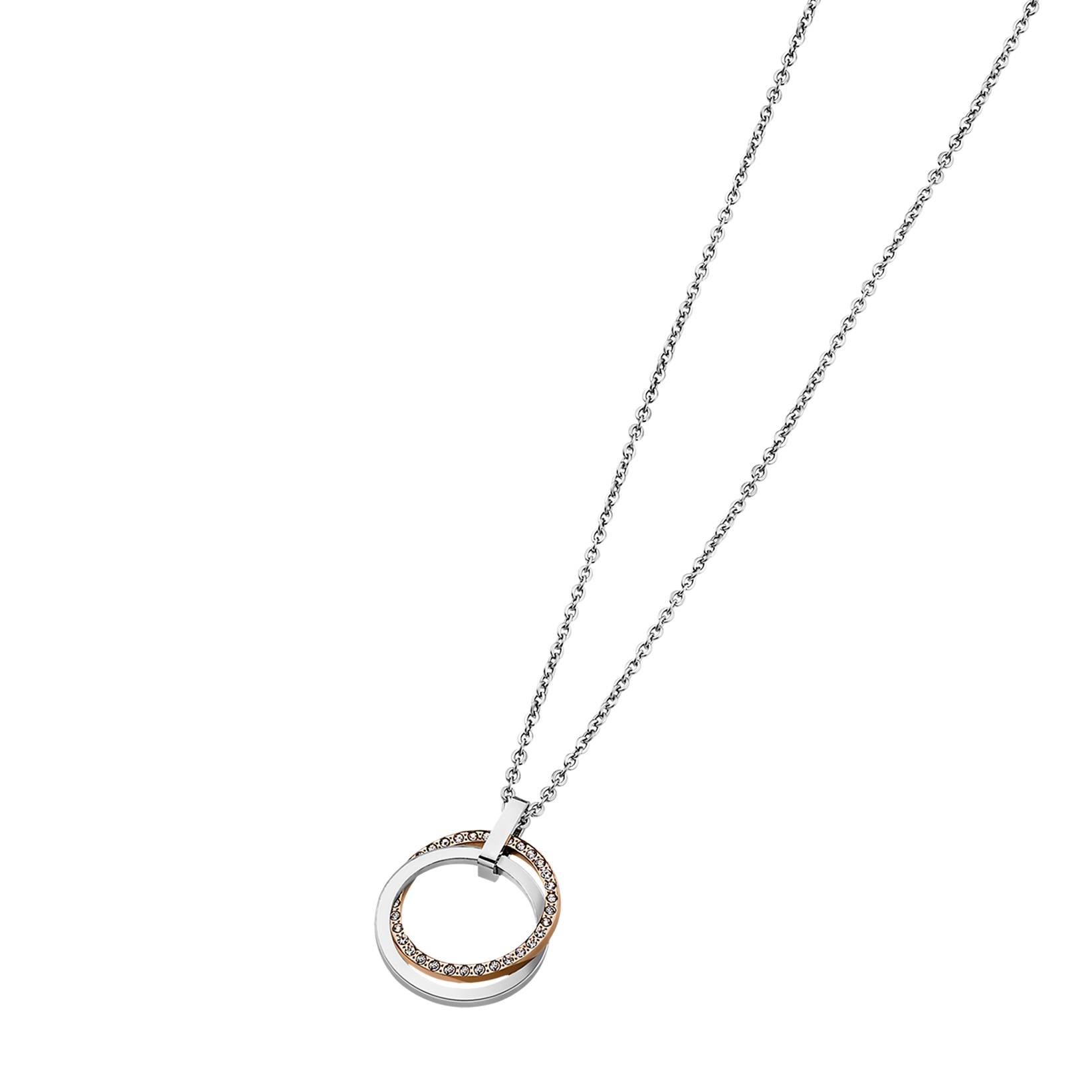 Colar geométrico lotus style ls1780-1/2 de aço inoxidável, mulher_PRODUCT