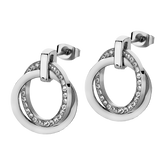 Brincos geométrico lotus style ls1780-4/1 316l de aço inoxidável, mulher