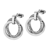 Brincos geométrico lotus style ls1780-4/1 316l de aço inoxidável, mulher