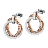 Brincos geométrico lotus style ls1780-4/2 316l de aço inoxidável, mulher