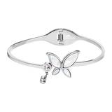 Pulseira borboleta lotus style bliss ls1794-2/1 aço, mulher