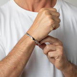 Pulseira lotus style men in black ls1799-2/1 aço, homem