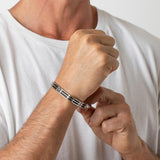 Pulseira lotus style ls1800-2/1 316l de aço inoxidável, homem