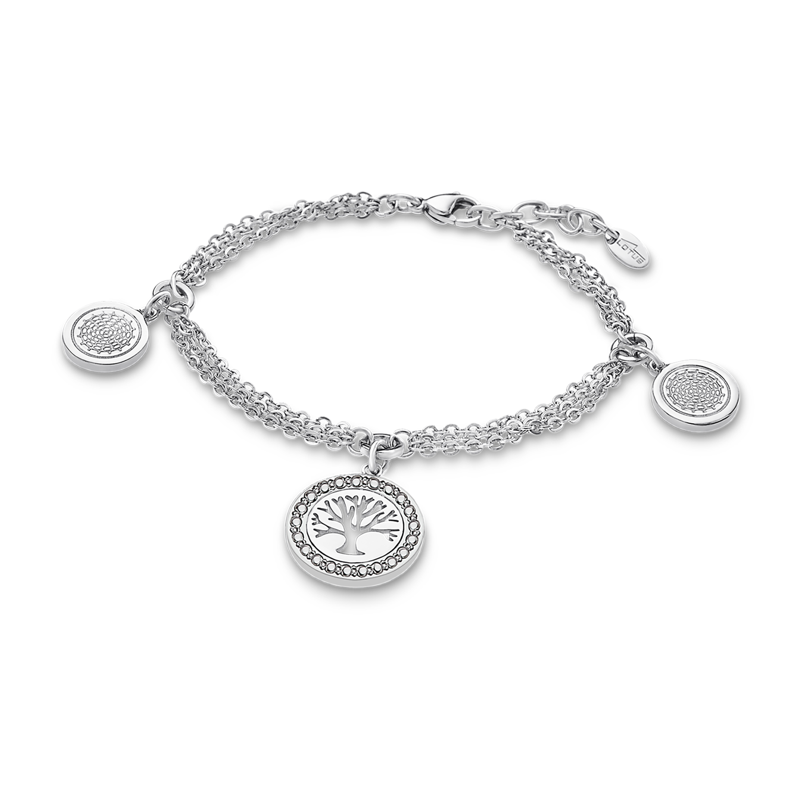 Pulseira árvore da vida lotus style rainbow ls1869-2/1 aço, mulher_PRODUCT