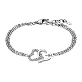 Pulseira coração lotus style ls1912-2/1 316l de aço inoxidável, mulher
