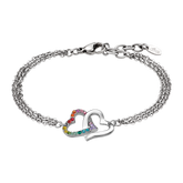 Pulseira coração lotus style woman's heart ls1912-2/2 316l de aço inoxidável, mulher