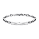 Pulseira lotus style men in black ls1966-2/1 aço, homem