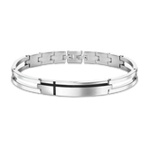 Pulseira lotus style men in black ls1969-2/1 aço, homem