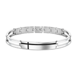 Pulseira lotus style men in black ls1969-2/1 aço, homem