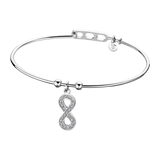 Pulseira infinito lotus style millennial ls2015-2/5 aço, mulher