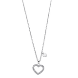 Colar coração lotus style woman's heart ls2026-1/1 aço, mulher