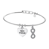 Pulseira coração lotus style ls2036-2/5 316l de aço inoxidável, mulher