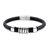Pulseira lotus style men basic ls2056-2/1 pele, homem