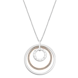 Colar geométrico lotus style ls2090-1/2 316l de aço inoxidável, mulher