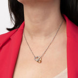 Colar coração lotus style woman's heart ls2117-1/1 aço, mulher