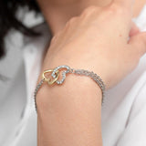 Pulseira coração lotus style ls2117-2/1 316l de aço inoxidável, mulher